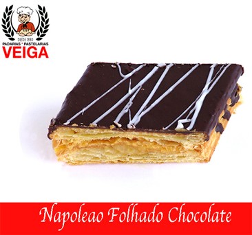 Napoleão Folhado Chocolate
